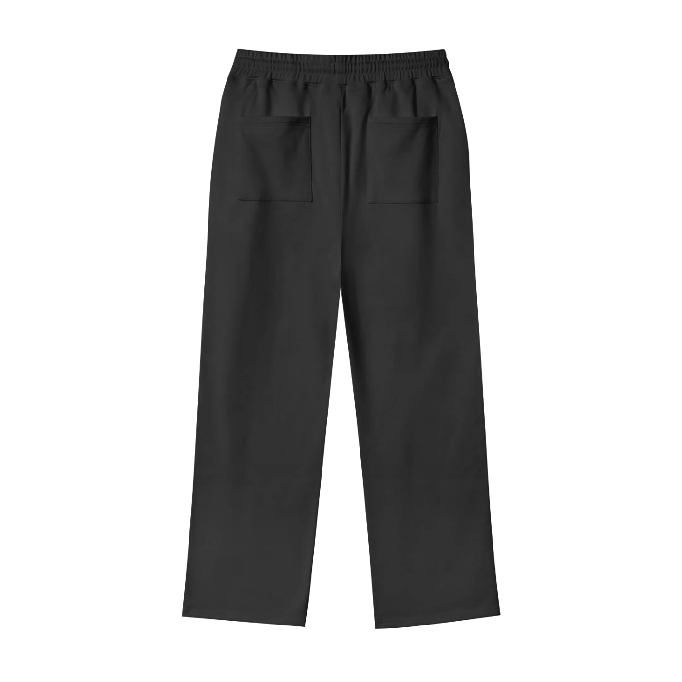 Black Love Straight Wide Leg Jogger