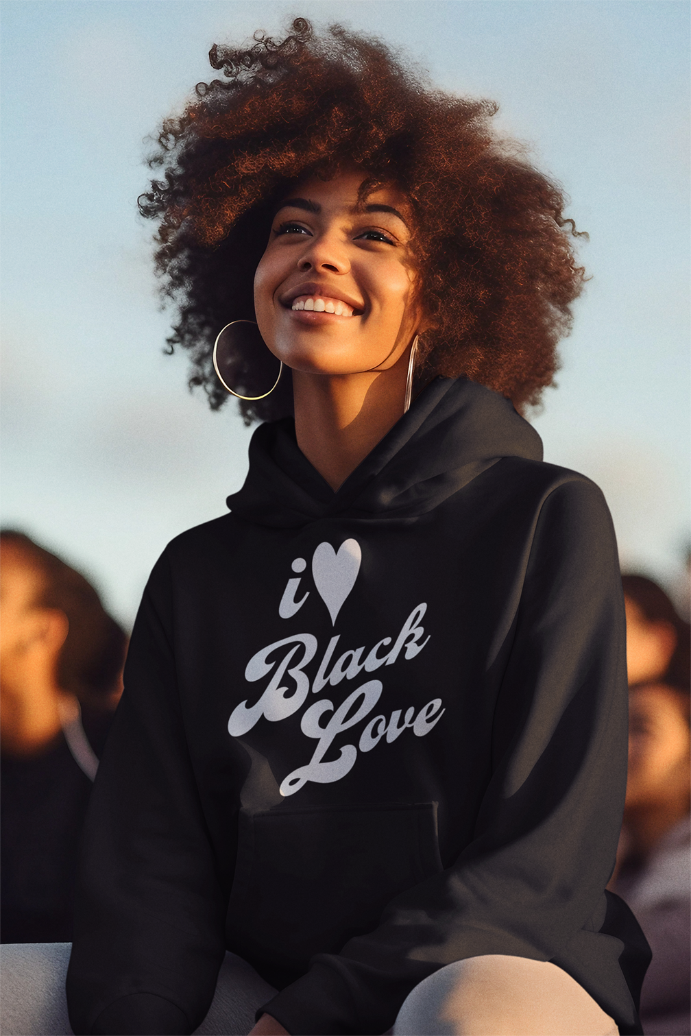iLove Black Love Classic Hoodie