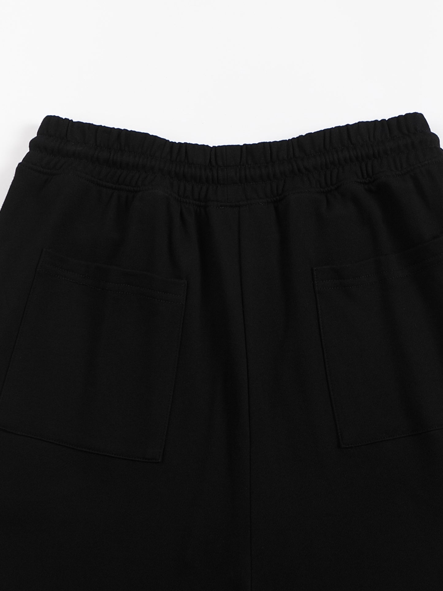 Black Love Straight Wide Leg Jogger